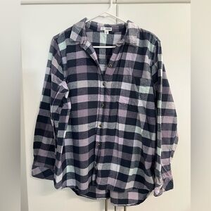 Sonoma Purple Casual Button Down Shirt Sz XL